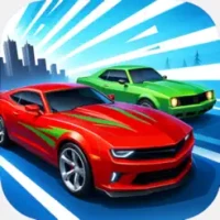 Classic Retro Race Car Racing